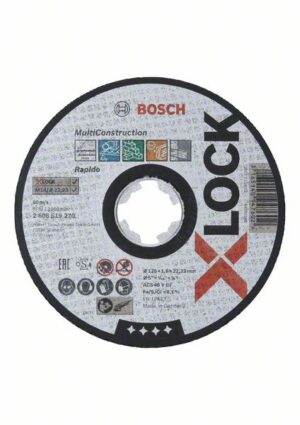 Bosch PRO Multi Material X-Lock -katkaisulaikka, 125 x 1,6 x 22,23 mm