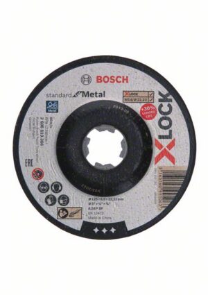 Bosch Sidosrakenteinen PRO Metal -hiomalaikka, 125 x 6 x 22,23 mm, X-Lock
