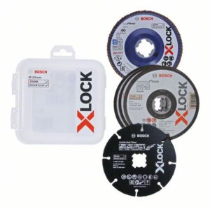 Bosch PRO Cutting and Grinding Set, 125 x 1 x 22,23 mm, X-Lock, 5 osaa