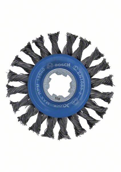 Bosch PRO Metal heavy X-Lock -teräslankaharja, 115 x 0,5 mm, kierteellinen