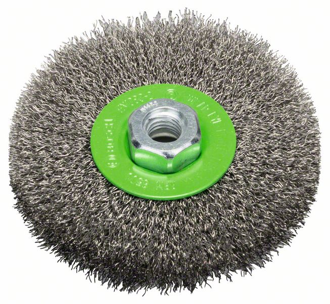Bosch PRO Stainless Steel clean -teräslankaharja, 115 x 0,3 mm, kierteellinen