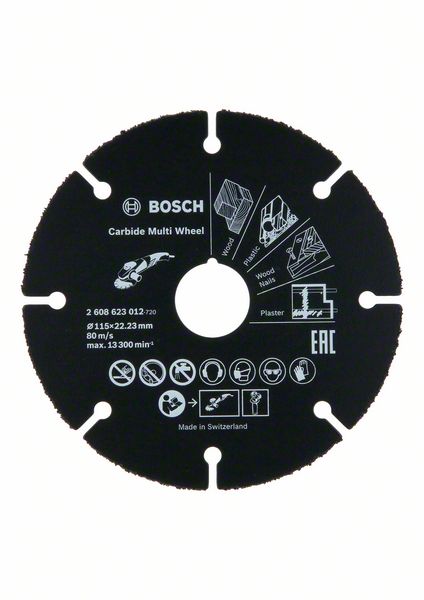Katkaisulaikka Bosch ø115 mm 1/22,23 mm