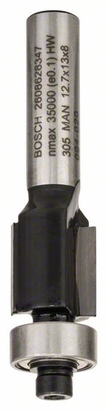 Bosch PRO Jyrsinterä, alalaakerilla varustettu, tasaus, Ø 12,7 x L 13, varsi 8 mm