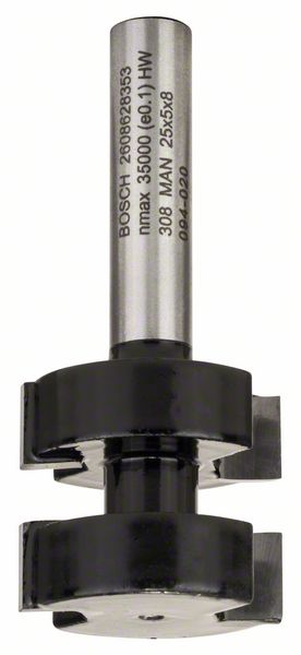 Bosch PRO Jyrsinterä, pontti, Ø 25, L 5, varsi 8 mm
