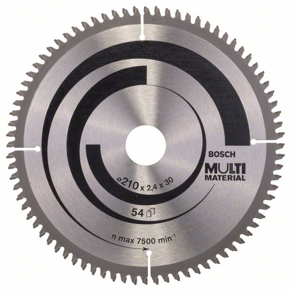 Bosch PRO Multi Material ‑pyörösahanterä, 210 x 2,5 x 30 mm
