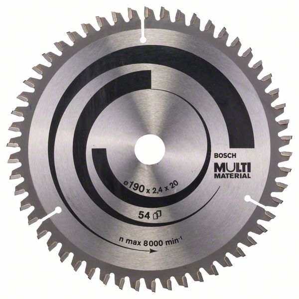 Bosch PRO Multi Material ‑pyörösahanterä, 190 x 2,4 x 20 mm