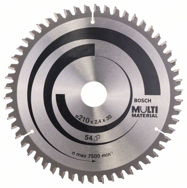 Bosch PRO Multi Material ‑pyörösahanterä, 210 x 2,4 x 30 mm