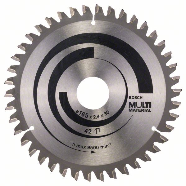 Bosch PRO Multi Material ‑pyörösahanterä, 165 x 2,4 x 30 mm