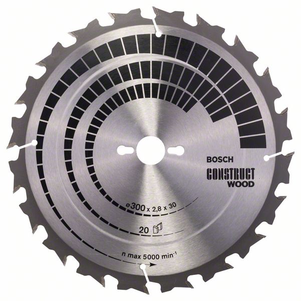 Bosch PRO Wood -pyörösahanterä, 300 x 2,8 x 30 mm