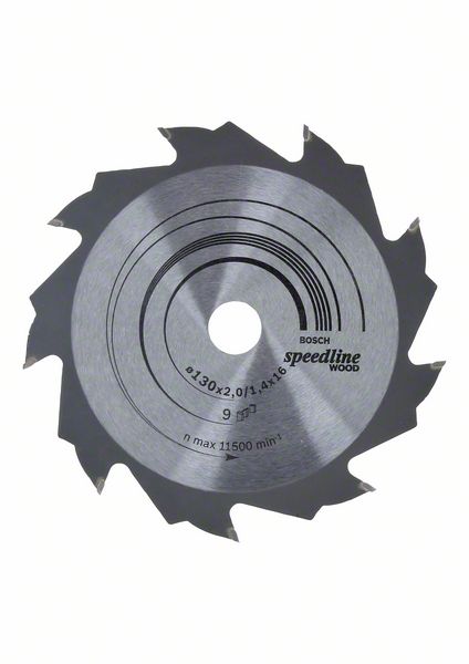 Bosch PRO Wood -pyörösahanterä, 130 x 2 x 16 mm, T9