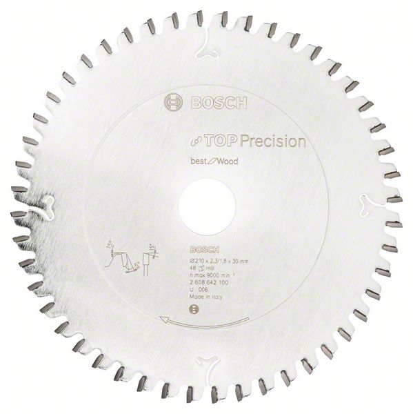 Bosch Pyörösahanterä Top Precision Best for Wood