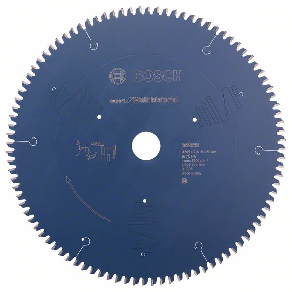 Bosch EXPERT Multi Material ‑pyörösahanterä, 305 x 2,4/1,8 x 30 mm, T96