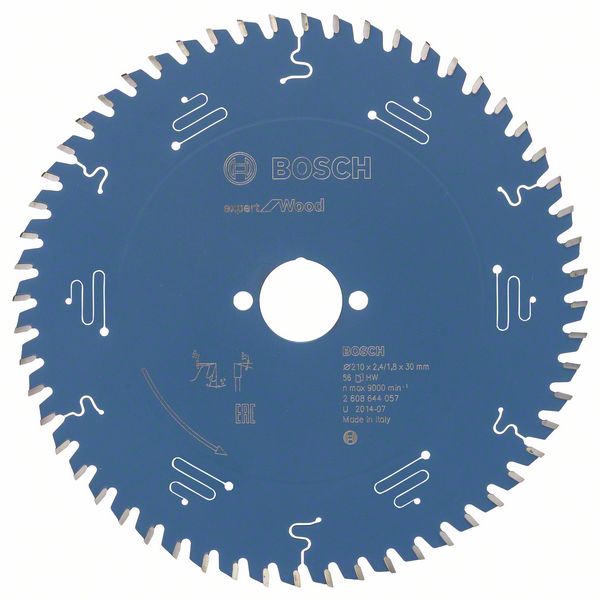 Bosch EXPERT Wood -pyörösahanterä, 210 x 2,4/1,8 x 30 mm, T56