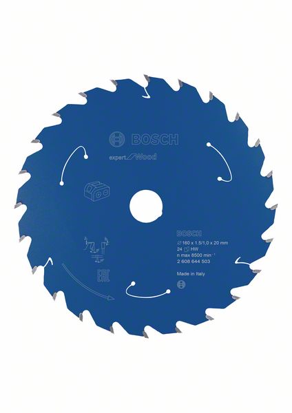 Sahanterä Bosch Expert for Wood ø160 mm 20x1.5/1 mm, 24T