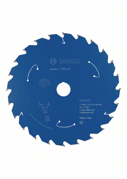 Sahanterä Bosch Expert for Wood ø165 mm 20x1.5/1 mm, 24T