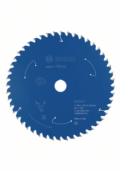 Sahanterä Bosch Expert for Wood ø184 mm 20x1.6/1 mm, 48T
