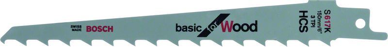 Bosch Puukkosahanterä S 617 K