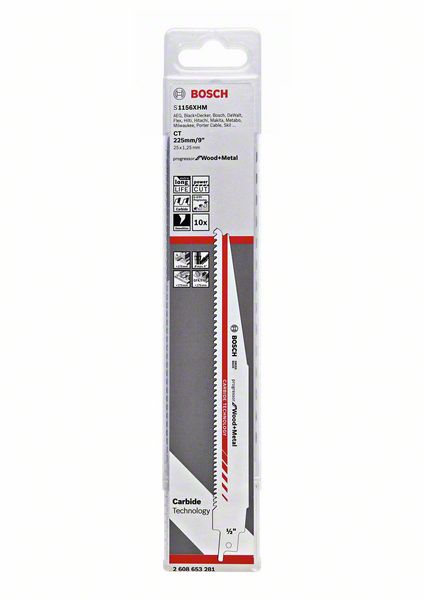 Puukkosahanterä Bosch S 1156 XHM, 10 kpl