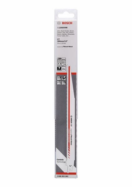 Puukkosahanterä Bosch S 1256 XHM, 10 kpl