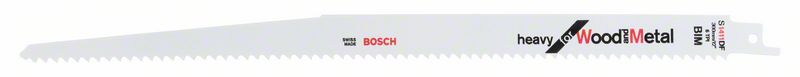 Bosch Multi Material Demolition S1411DF -terä, 1,25 x 19 x 300 mm, 5 kpl