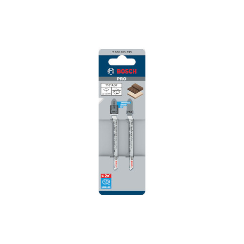 Bosch PRO Hardwood clean curve T101AOF -pistosahanterä, 83 mm, 2 kpl