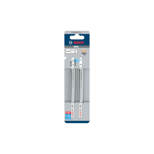 Bosch PRO Multi Material thick and thin T345XF -pistosahanterä, 132 mm, 2 kpl