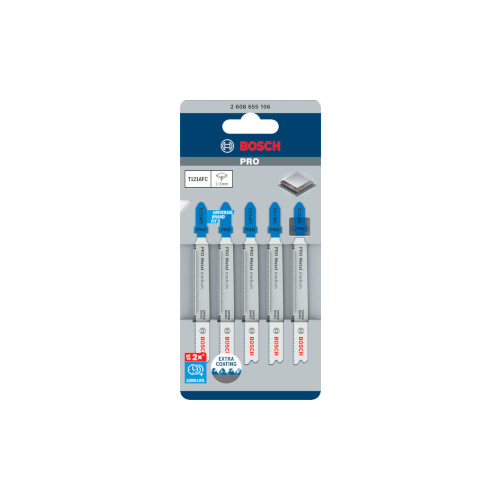 Bosch PRO Metal medium T121AFC -pistosahanterä, 92 mm, 5 kpl