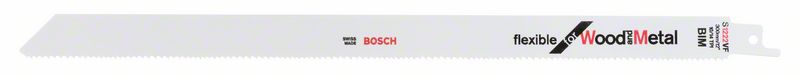 Bosch Multi Material flexible S1222VF -terä, 0,9 x 19 x 300 mm, 5 kpl