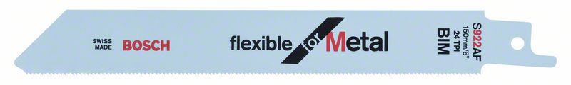 Bosch Thin Metal S922AF -terä, 0,9 x 19 x 150 mm, 2 kpl