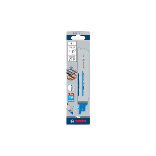 Bosch PRO Medium-Thick Metal precise S937BEF -terä, 1,1 x 25 x 150 mm, 5 kpl