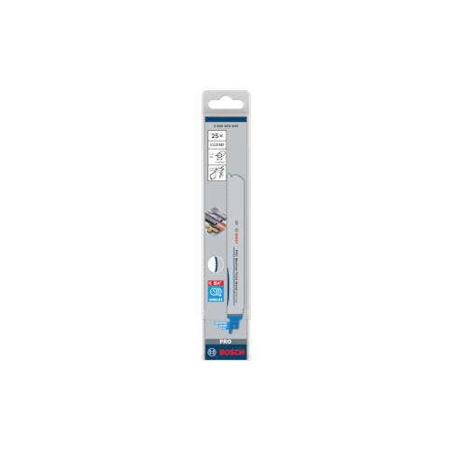 Bosch PRO Medium-Thick Metal precise S1137BEF -terä, 1,1 x 25 x 225 mm, 25 kpl