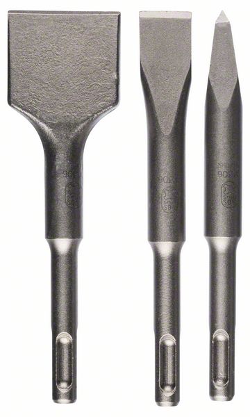 Bosch PRO SDS plus-4C -talttasarja, kärkitaltta 140 mm, laakataltta 20 x 140 mm, lapiotaltta 40 x 140 mm, 3 kpl