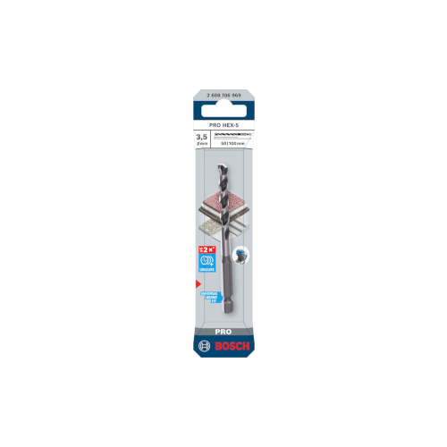 Bosch PRO HEX-5 -poranterä, 3,5 x 50 x 100 mm
