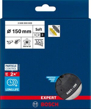 EXPERT Multihole -hioma-alusta, Bosch, 150 mm, pehmeä