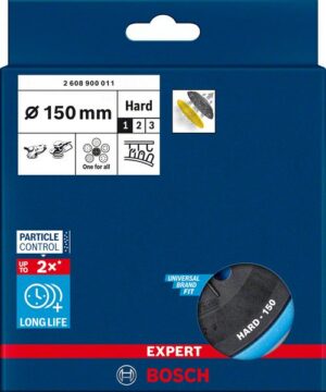 EXPERT Multihole -hioma-alusta, Bosch, 150 mm, kova