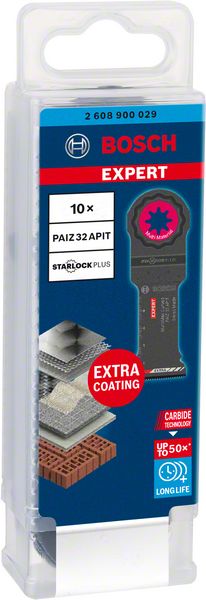 Bosch EXPERT MultiMax PAIZ 32 APIT -terä monitoimityökalulle, 32 mm, 10 kpl