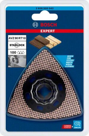 Bosch EXPERT Sanding Plate AVZ 90 RT10 -terä monitoimityökalulle, 90 mm