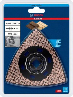 Bosch EXPERT Sanding Plate MAVZ 116 RT10 -terä monitoimityökaluun, 116 mm