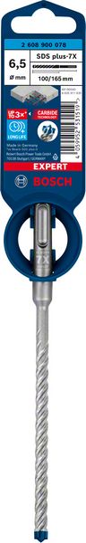 Bosch EXPERT SDS plus-7X -poravasaranterä, 6,5 x 100 x 165 mm
