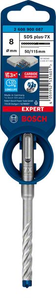 Bosch EXPERT SDS plus-7X -poravasaranterä, 8 x 50 x 115 mm