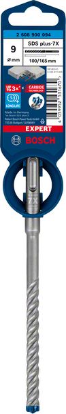 Bosch EXPERT SDS plus-7X -poravasaranterä, 9 x 100 x 165 mm