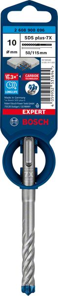 Bosch EXPERT SDS plus-7X -poravasaranterä, 10 x 50 x 115 mm