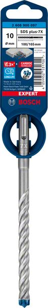 Bosch EXPERT SDS plus-7X -poravasaranterä, 10 x 100 x 165 mm