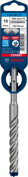 Bosch EXPERT SDS plus-7X -poravasaranterä, 15 x 100 x 165 mm