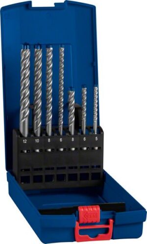 Bosch EXPERT SDS plus-7X ‑poravasaranteräsarja, 5/6/6/8/8/10/12 mm, 7 kpl