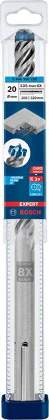 Bosch EXPERT SDS max-8X ‑poravasaranterä, 20 x 200 x 320 mm