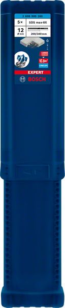 Bosch EXPERT SDS max-8X ‑poravasaranterä, 12 x 200 x 340 mm, 5 kpl