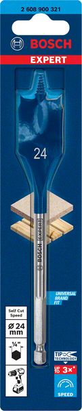 Lapiopora Bosch keskiöporalla ø24 mm 152 mm, m