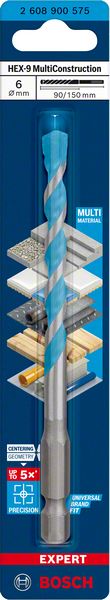 Yleisporanterä Bosch MultiConstruction HEX-9 ø6 mm 90/150 mm
