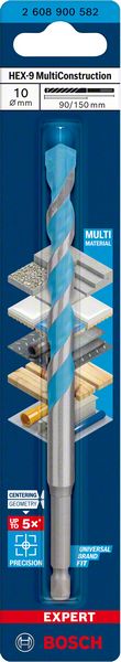 Yleisporanterä Bosch MultiConstruction HEX-9 ø10 mm 90/150 mm